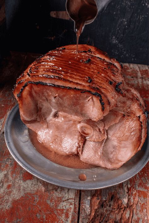 Costco Spiral Ham, Bone In Ham Recipes Ovens, Bone In Ham Recipes, Oven Turkey Recipes, Hickory Ham, Bone In Ham, Cooking Spiral Ham, Roaster Oven Recipes, Ham In The Oven