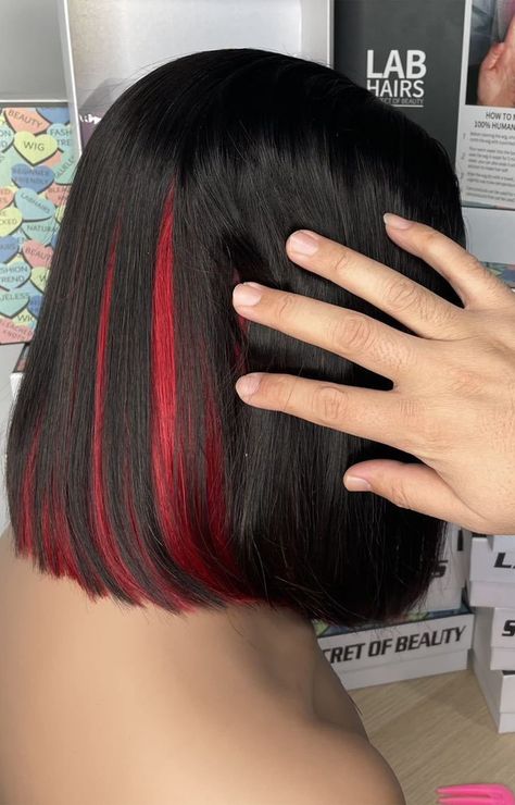 Red Bob, Ombre Bob, Strawberry Blonde Hair Color, Hair Care Oil, Hair Wigs For Black Women, Bob Lace Front Wigs, Red Highlights, Strawberry Blonde Hair, Straight Bob