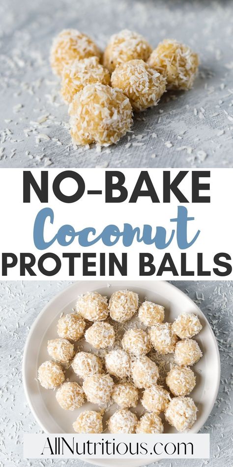 Keto Energy Bites, Coconut Protein Balls, Protein Balls Healthy, Protein Balls Recipes, Coconut Protein, High Protein Desserts, Healthy Protein Snacks, Protein Powder Recipes, Protein Desserts