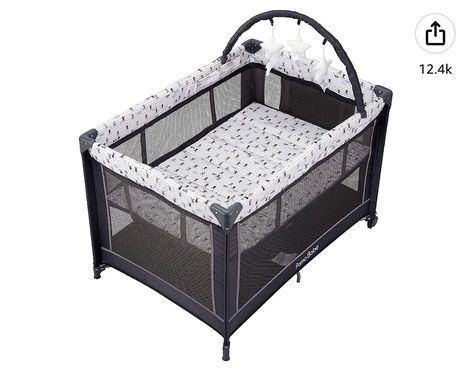 Upholstered Crib, Baby Crib Designs, Crib Design, Loving Parents, Baby Travel Gear, Bed Bassinet, Portable Crib, Baby Travel, Play Yard