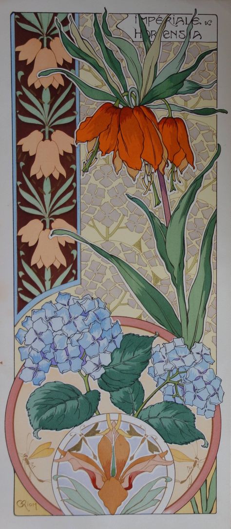 Watercolor Stencil, Fleurs Art Nouveau, Tattoo Cross, Nouveau Illustration, Nouveau Flowers, Art Nouveau Tattoo, Motifs Art Nouveau, Nouveau Wedding, Nouveau Tattoo