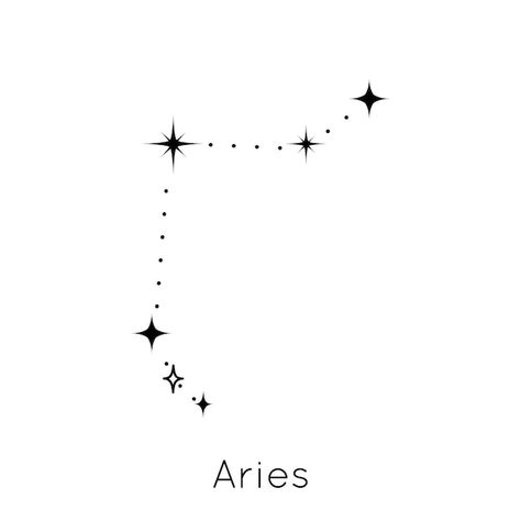 Vector zodiac constellation sign aries a... | Premium Vector #Freepik #vector #astrology-background #constellation #astrology #horoscope-background