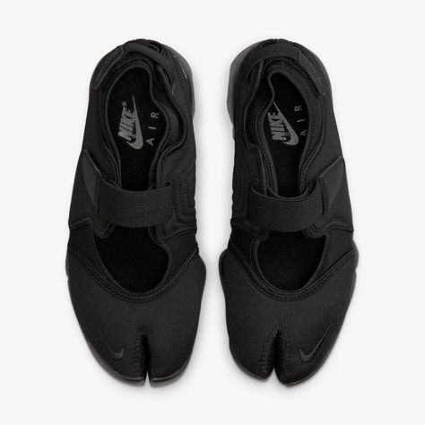 Nike Air Rift "Triple Black" DZ4182-010 | Nice Kicks Nike Rift, Nike Air Rift, Latest Sneakers, Triple Black, Sport Sandals, Sandals Black, Nike Sneakers, Shoes Nike, Black Aesthetic