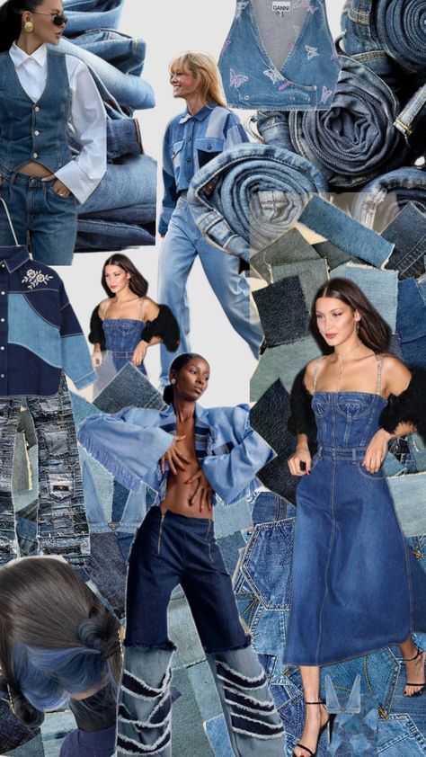 #moodboard #denimbranding #fabricmoodboard #denimoutfit #denimondenim #denimaesthetic #denimstory #denimjeans #bluebabe #gigiscloset Fashion Drawing Sketches, Denim Art, Mood Board Fashion, Denim Outfit, Fashion Drawing, Denim Fashion, Mood Board, Denim Jeans, Recycling