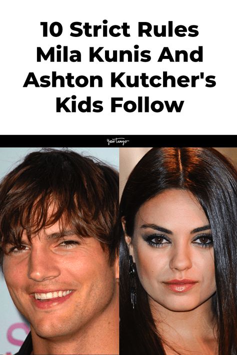 Young Ashton Kutcher, Mila Kunis Ashton, Mila Kunis Ashton Kutcher, Mila Kunis Style, Parenting Rules, Entertainment News Celebrities, Ashton Kutcher, Smart Parenting, That 70s Show