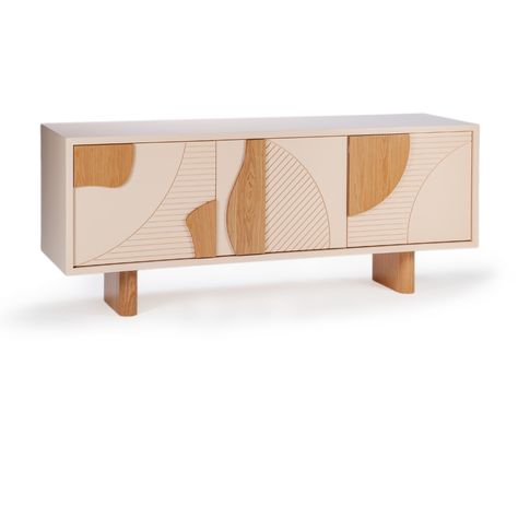 Products - Mambo Unlimited Ideas - 001 Olga sideboard Plywood Sideboard, Art Deco Buffet, Brass Sideboard, French Sideboard, Art Deco Sideboard, Modern Buffet, Cerused Oak, Oak Sideboard, Modern Sideboard