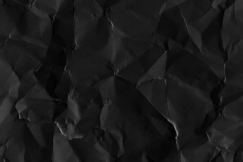 Crumpled black paper textured background | premium image by rawpixel.com / marinemynt Black Paper Texture, Crumpled Paper, Free Illustration Images, Black Texture, Image Paper, Paper Black, Paper Background Texture, Black Textures, Wax Paper