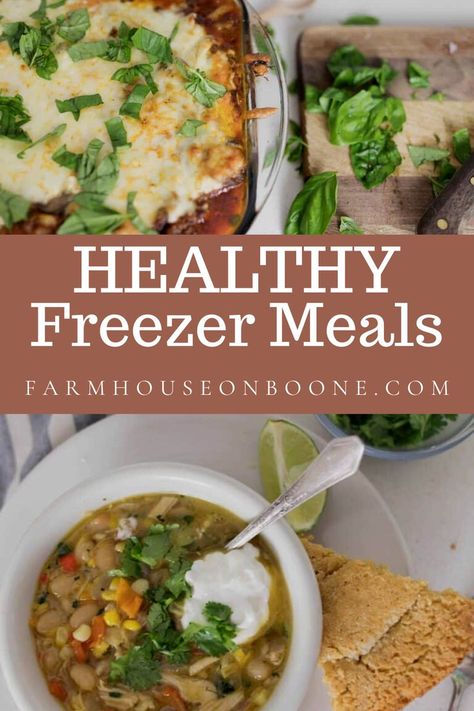 Fed And Fit Freezer Meals, Nutritious Freezer Meals, Freezer Friendly Soups Healthy Recipes, Postpartum Freezer Meals Vegetarian, East Freezer Meals Postpartum, Homemade Lunch, Healthy Freezer Meals, Easy Healthy Lunches, Recipe From Scratch