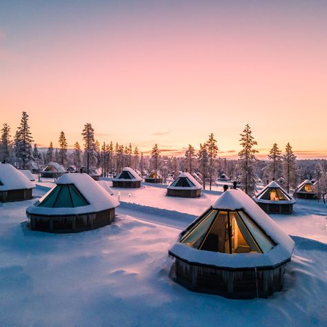 Northern Lights Village, Winter Aesthetics, Forest Cabin, Northern Light, Shimmer Lights, Glass Roof, Snowmobile, Outdoor Fun, Change Your Life