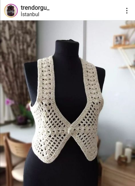 Crochet Bolero Pattern, Crochet Shawl Diagram, Bolero Pattern, Vest Crochet, Crochet Shrug Pattern, Shrug Pattern, Crochet Pants, Knit Vest Pattern, Crochet Ladies Tops