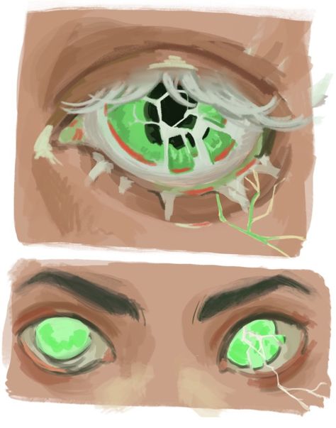 Doodle of an idea I had where Danny’s iris and pupil are shattered (in his ghost form most noticeably) on the side of his face where the electricity of the ghost portal initially struck the hand that… Hand Face Reference, Hand Near Face Pose, Ghosts Character Design, Oc Doodle Ideas, Hands Over Face Reference, Hands On Face Reference, Pupil Ideas, Oc Eyes Ideas, No Face Character