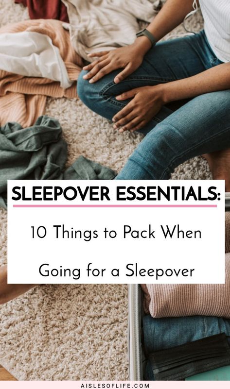 Need a sleepover packing checklist? Read this blog post to find out what to bring to a sleepover at your boyfriend's house, things to pack for a sleepover with friends, sleepover ideas for girls, best sleepover essentials to remember, sleepover checklist for girls, sleepover things to do at a sleepover with friends, fun slumber party ideas, fun sleepover activities for adults, best sleep over food ideas, sleepover ideas for teenagers, overnight bag packing ideas for sleepover at a friend's house Boyfriend Sleepover Drawer, Boyfriend Sleepover Essentials, Overnight With Boyfriend, What To Pack For A Sleepover At Grandmas, First Sleepover With Boyfriend, Spend A Night Bag Essentials, Overnight Bag For Boyfriends House, Overnight Bag Essentials Boyfriend House, Boyfriend Sleepover