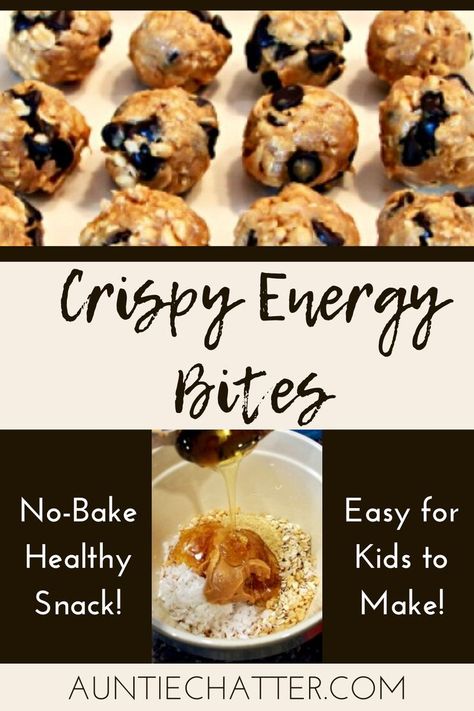 Oats, honey, and crisp rice cereal make a healthy treat your kiddos can make for themselves! Crisp Rice Cereal Recipes, Rice Crispy Cereal, Protein Balls Healthy, Puffed Rice Cereal, Sushi Recipes Homemade, Peanut Butter Energy Bites, Protein Cereal, Kid Meals, Protein Balls Recipes