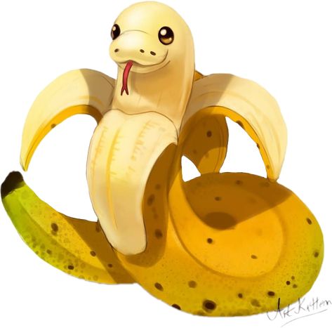 Banana snakeeeeee #freetoedit #scsnake #snake Banana Snake, Fruit Doodles, Doodle Fruit, Animals Snake, Snake Drawing, Anime Animals, Creative Community, Video Editing, Deviantart