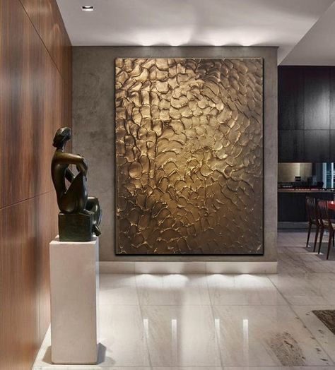 Multi Panel Paintings, Carved Sculpture, Textures Murales, Painting Home, Large Wall Decor, Contemporary Home Decor, Wall Sculpture, Textured Wall Art, Painting Edges