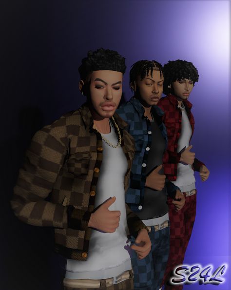 The set Jacket and Jeans | Patreon Suit Jacket With Jeans, Sims 4 Custom Content Patreon, Urban Male, Sims 4 Male Clothes, Cc Clothes, Cc Furniture, Polo Hat, Gucci Hat, Patterned Jeans