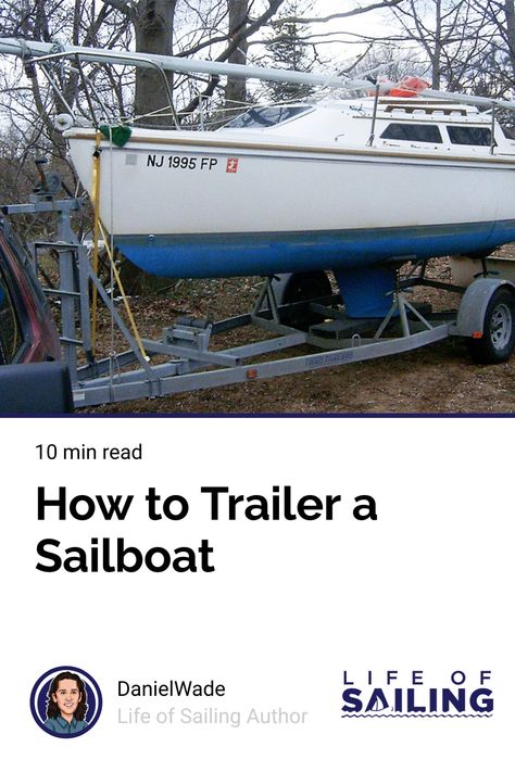 As you plan for your next sailing adventure, the following tips will help you to trailer and tow your sailboat in the most effective and safest way possible. Macgregor 26, Sailboat Life, Sailboat Trailer, Sun Fish, Towing Company, Sail Life, Towing Vehicle, Sailing Adventures, Boat Trailer