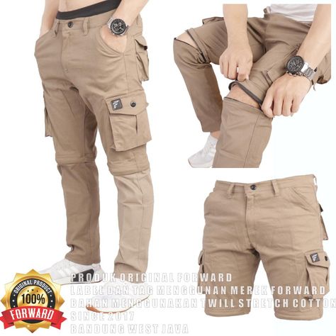 Soldier Outfit, Men's Cargo Pants, Short Zipper, Collection Ideas, Trends 2023, Mk Logo, Smart Casual Outfit, Cargo Pants Men, Long Shorts