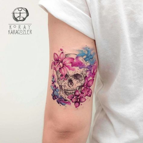 Model Tattoos, Sugar Skull Tattoos, Cat Tattoos, Inspiration Tattoos, Disney Tattoo, Geniale Tattoos, Tiny Tattoo, Celtic Tattoos, Skull Tattoo Design