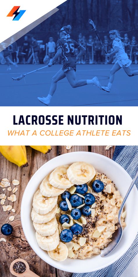 Walk through the day of a nutrition student and collegiate lacrosse player to understand nutrient needs and grab some ideas for meals and snacks! #collegeathlete #sportsnutrition #lacrosse Tournament Food, Lacrosse Practice, College Lacrosse, Athlete Nutrition, Workout Plan For Beginners, Post Workout Snacks, Lacrosse Girls, Student Athlete, Balanced Meals