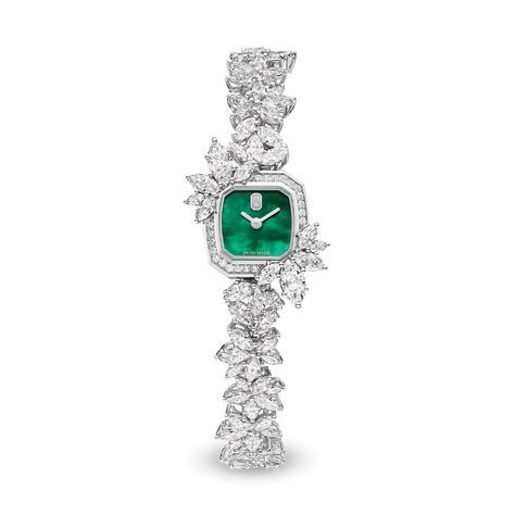 Emerald Watch, Harry Winston Jewelry, Platinum Bracelet, Harry Winston, Women's Watches, Fine Jewels, Emerald Jewelry, Girly Jewelry, High Jewelry