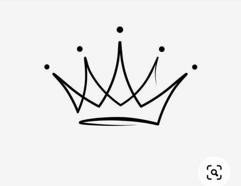 Crown Mini Tattoo, Small Crown Tattoo Design, Crown Tattoo Line Art, Princess Crown Tattoo Design, Tiara Tattoos For Women, Minimalist Crown Tattoo, Minimal Crown Tattoo, Crown Tattoo Stencil, Small Crown Tattoos