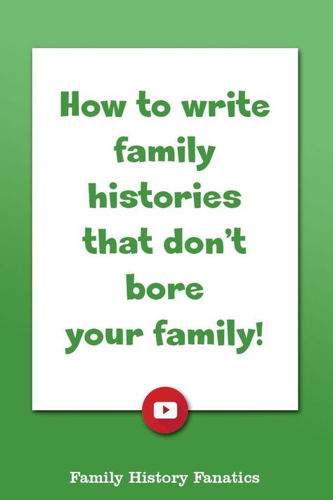 How To Write Family History, Writing Family History, Family History Bulletin Board Ideas, Family History Book Ideas, Family History Book Layout, Family History Printables, Family History Crafts, Writing Family, Genealogy Crafts