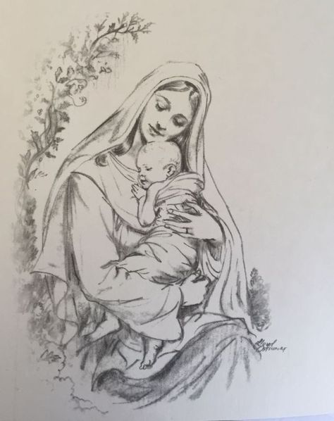 Jesus Sketch, Divine Mercy Jesus, Jesus Art Drawing, Christian Drawings, Virgin Mary Art, Mother Mary Images, Jesus Drawings, Mother Art, Catholic Images