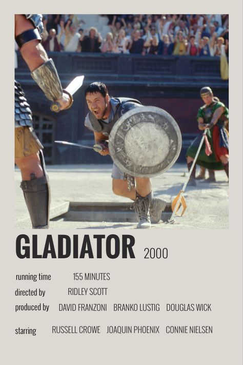 gladiator polaroid poster by summersorrows Gladiator Minimalist Poster, The Gladiator Movie, Gladiator Movie Poster, Gladiator Poster, Gladiator Film, Gladiator 2000, Gladiator Movie, Polaroid Movie Poster, Movie Character Posters