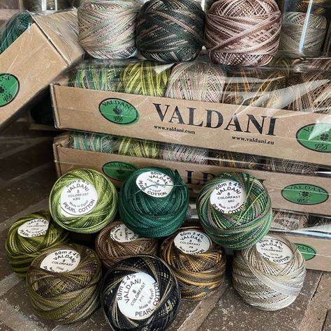 5.99 Valdani Thread, Needle Beading, Moda Fabric Collections, Huck Weaving, Color Numbers, Embroidery Quilting, Stitching Embroidery, Craft Knitting, Moda Fabric