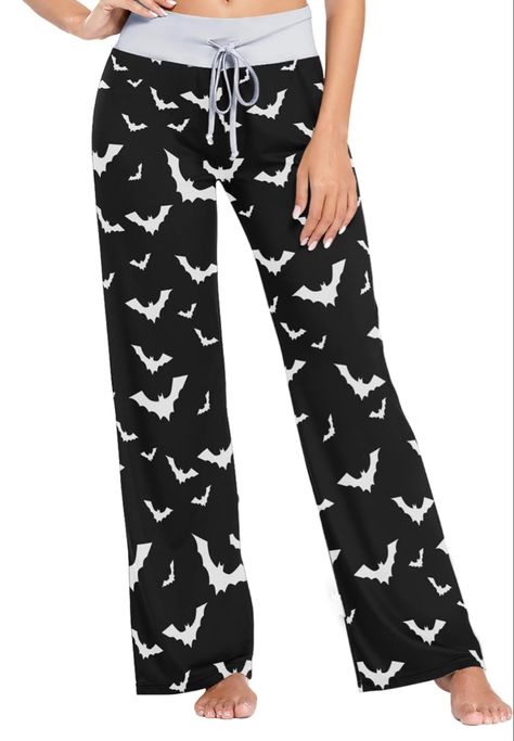 Pjs Bottoms, Women Pjs, Halloween Pants, Cute Lounge, Pajama Bottoms Womens, Fashion Design Template, Sweat Pant, Soft Pajamas, Halloween Aesthetic