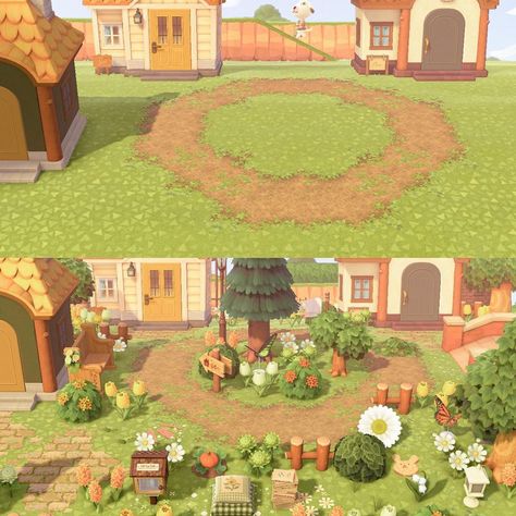 Animal Crossing Villager House Ideas Outside, Animal Crossing Housing Area, Animal Crossing Island Inspo Natural, Acnh Area Fillers, Filler Areas Acnh, Acnh Cottagecore Filler, Acnh Island Fillers, Filler Areas Animal Crossing, Acnh Island Inspo Cottagecore