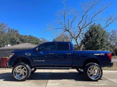 Nissan Titan XD equipped with a Fabtech 6” Lift Kit and Dirt Logic 2.5 Resi Coilovers Nissan Titan Lifted, Nissan Titan Truck, Toyota Surf, 2012 Toyota Tundra, Nissan Titan Xd, Nissan Titan, Offroad Trucks, Toyota Tundra, Lifted Trucks