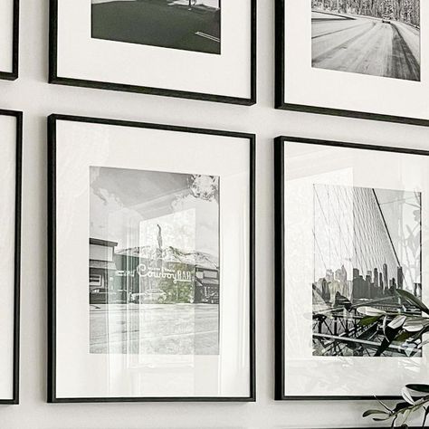 Kelley Nan Lopez on Instagram: "I hung a black and white travel gallery wall eight years ago and in revamping the breakfast nook, it was time to refresh with some updated frames and photos. But, I loved the former so I went with the same theme. A few tips… 1️⃣ None of these photos were taken with the intention of sharing. You more than likely already have what you need, on your phone, to create a fabulous gallery! 2️⃣ Black and white is super forgiving. If you want a cohesive look or to cover Travel Gallery Wall, Different Frame Sizes, The Breakfast, Breakfast Nook, Nook, Photo Frame, Gallery Wall, Resolution, Black And White