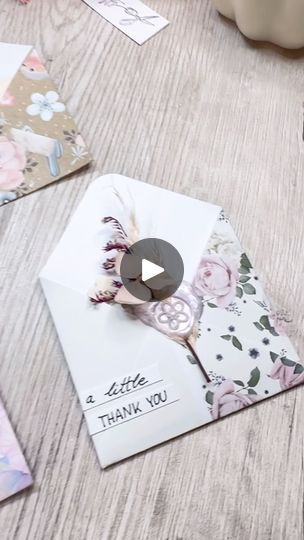 25K views · 1.1K reactions | 🌸 Ok I have to admit, I am absolutely in love with these papers! They are so pretty and have the perfect size to make little gift envelopes. They are so quickly made and I really love how elegant they look! I can absolutely see them as thank you gifts at even as wedding favours! 😁

I actually made a whole bunch of these as some to have at ‚standby‘ just in case of a gift emergency 😅 (yes, these do exist and I like to be prepared 😂)

Anyway, I hope you like these little hand made treats as much as I do!

#cardmaking #giftmaking #diy #creativecrafts #scrapbooking #journaling | Katharina Tarta Crafts Katharina Tarta Crafts, Envelope Tutorial, How To Make An Envelope, Easy Fall Crafts, Gifts Wrapping Diy, Diy Envelope, Handmade Envelopes, Gift Envelope, Gift Tag Cards