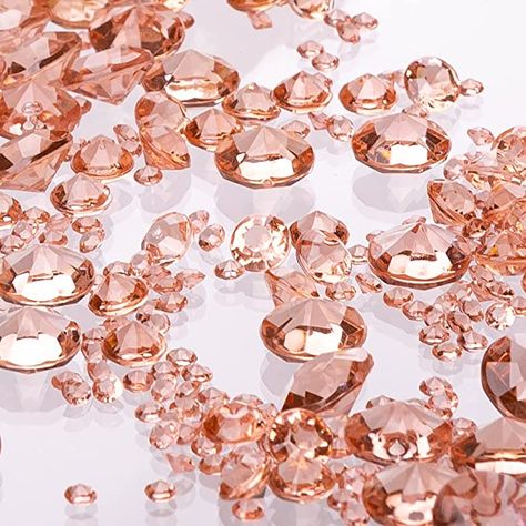 Rose Gold Party Decorations, Rose Gold Table, Centerpiece Party, Rose Gold Party Decor, Rose Gold Theme, Diamond Party, Rose Gold Decor, Gold Party Decorations, Rose Gold Sparkle