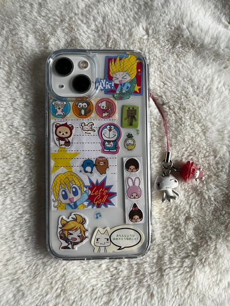 Iphone Case Ideas, Phone Case Deco, Phone Case Ideas, Clear Phone Case Design, Phone Case Decoration, Diy Phone Case Design, Phone Decor, Iphone Case Stickers, Kawaii Phone Case