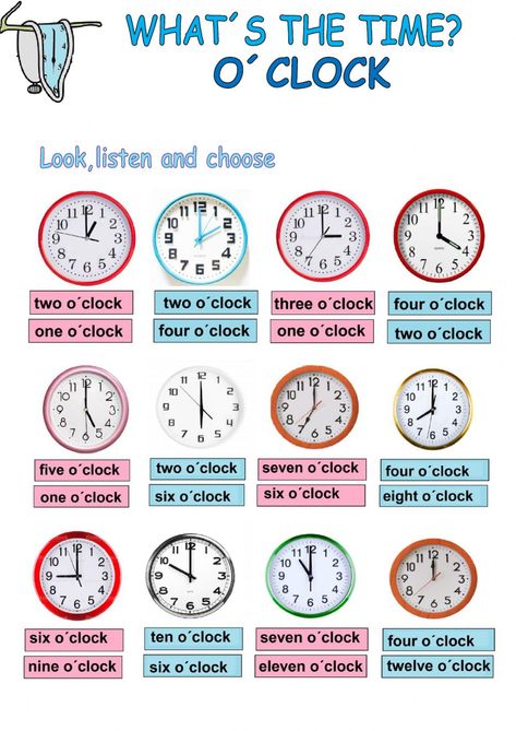 O Clock Worksheet, Clock Worksheet 3rd Grade, Clock English Lesson, Clock Worksheets 2nd Grade, Analog Clock Worksheet, O'clock And Half Past Worksheets, Clock Worksheets, Analog Clock, Clock For Kids