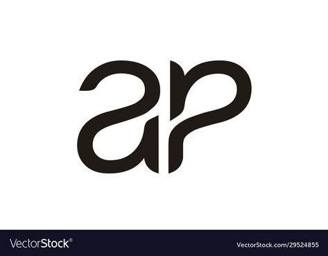 Ap Monogram, Couple Monogram Design, Pa Logo, Ap Logo, Clever Logo Design, Couples Monogram, Clever Logo, Branding Inspo, Logo Idea