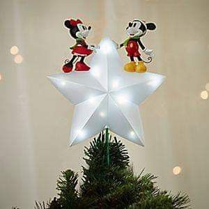 Disney Christmas Tree Topper, Disney Tree Topper, Disney Christmas Crafts, Disney Tree, Christmas Tree Toppers Unique, Mickey Mouse Christmas Tree, Diy Tree Topper, Disney Christmas Decorations, Disney Christmas Tree