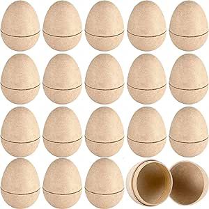 BeapTcely 30 Pcs Paper Mache Easter Eggs, Easter Craft Egg Supplies DIY Blank Paper Mache Eggs Fillable Paintable Craft Eggs for Easter DIY Craft and Party Ornaments Egg Hunt (30) Paper Mache Easter Eggs, Paper Eggs, Diy Paper Mache, Paper Mache Easter, Paper Mache Eggs, Eggs For Easter, Eggs Easter, Easter Craft, Kids Gift Guide