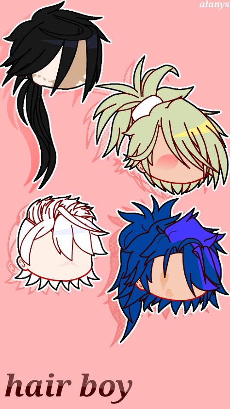 Gacha club hair boy idea Gacha Club Mullet Hair, Gacha Guy Hair Ideas, Gacha Club Men Hair, Gacha Club Hair Ideas Male Long, Gacha Boy Hairstyles, Gacha Hair Male, Male Gacha Club Hairstyles, Gacha Club Hair Ideas Male Fluffy, Gacha Hair Ideas Boys