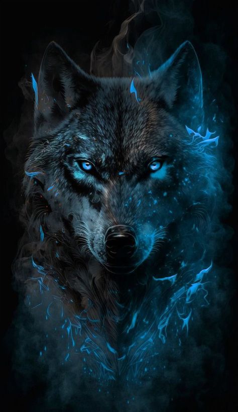 Jungle Woman, Wolf With Blue Eyes, Wolf Art Fantasy, Shadow Wolf, Wolf Background, Image Moto, Wolf Images, Wolf Photography, Wolf Artwork