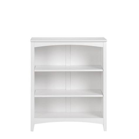 CamaflexiShaker Style White Wood 3-Shelf Bookcase Bookshelf Wood, Bookshelf White, Traditional Bookcases, Solid Wood Bookcase, Storage Bookshelf, Style Bookcase, Bookcase Shelf, 3 Shelf Bookcase, 4 Shelf Bookcase