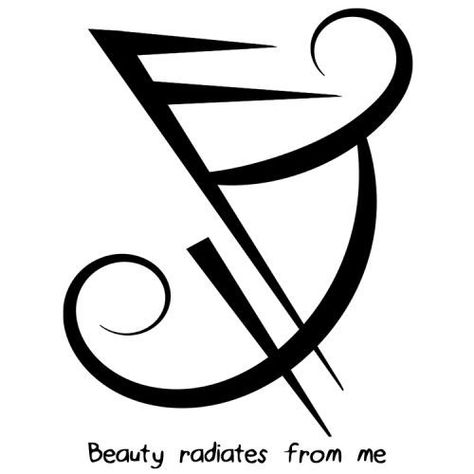 Beauty Sigil Sigil Athenaeum, Beauty Sign, Protection Sigils, Sigil Tattoo, Magick Symbols, Wiccan Symbols, Sigil Magic, Magic Symbols, Symbols And Meanings