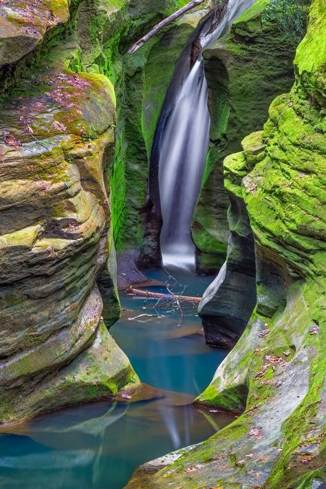 17 Most Beautiful Places to Visit in Ohio - The Crazy Tourist Places To Visit In Ohio, Ohio State Parks, Hocking Hills State Park, Ohio Travel, Hocking Hills, Beautiful Waterfalls, Nature Landscape, Beautiful Places To Visit, Most Beautiful Places