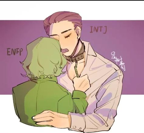 Intj And Enfp Couple, Enfp X Intj Fanarts, Intj Enfp Fanart, Intj Enfp Relationship Fanart, Intj X Enfp Couple, Enfp X Intj Mbti Fanart, Enfp Intj Couple, Enfp X Intj, Intj Fanart