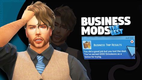 business mod Sims 4 Business, Sims 4 Jobs, Cool Kidz, Sims 4 Piercings, Sims 4 Family, The Sims 4 Packs, Sims Games, Business Jobs, New Mods