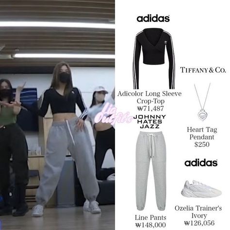 Itzy Dance Practice Outfit, Itzy Dance Practice, Itzy Dance, Branded Outfits, Dance Outfits Practice, Practice Outfits, Heart Tag, Dance Practice, Beautiful Mind Quotes