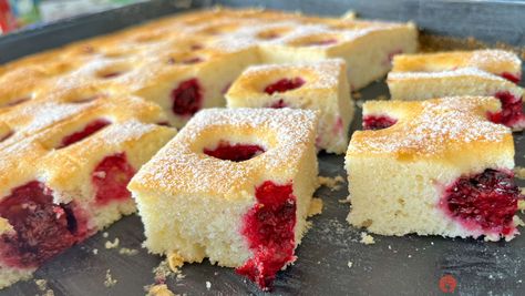 Super schneller und einfacher Kefir-Kuchen mit Obst. Eine großartige Wahl bei unerwartetem Besuch. | Top-Rezepte.de Kefir, Gluten Free, Dessert